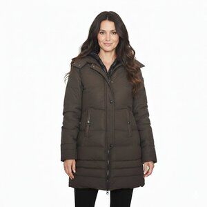 *Soia & Kyo Olive Down Puffer Coat – XXS